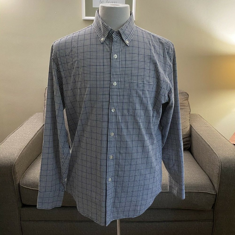 Tailored by J.Crew - White/Grey/Blue - Men's L